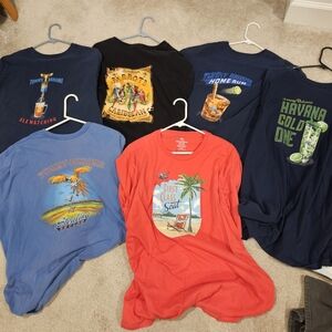 Lot Of 6 Tommy Bahama Graphic T-Shirts Collection XXL